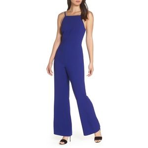 French Connection Whisper Halter Neck Jumpsuit